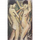 Otto Mueller - Zwei Madchen - ca1920 - 30x40 Inch Rolled Poster Wall Art Print