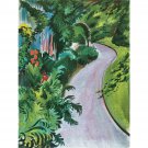 Path in the garden by August Macke - 30x40 Inch Rolled Poster Wall Art Print Path in the garden by August Macke - 30x40 Inch Rolled Poster Wall Art Print