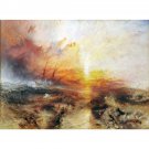 Slave Ship (Slavers Throwing Overboard the Dead and Dying, Typhoon Coming On), 1840 - 30x40 Inch Rol