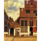 The little street by Vermeer - 30x40 Inch Rolled Poster Wall Art Print The little street by Vermeer - 30x40 Inch Rolled Poster Wall Art Print
