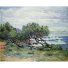 The Point of Lou Gaou, Storm, Brisk Wiind, 1911 - 30x40 Inch Rolled Poster Wall Art Print