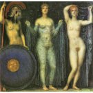 The three Goddesses Athena, Hera and Aphrodite by Franz von Stuck - 30x40 Inch Rolled Poster Wall Ar