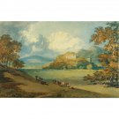 View of Dunster Castle from the Northeast - 30x40 Inch Rolled Poster Wall Art Print View of Dunster Castle from the Northeast - 30x40 Inch Rolled Poster Wall Art Print