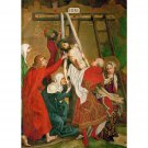Altar panel c. Dominican (1665-1675). Christ's descent into hell - 30x40 Inch Rolled Canvas Wall Art Altar panel c. Dominican (1665-1675). Christ's descent into hell - 30x40 Inch Rolled Canvas Wall Art