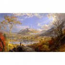 Cropsey - Starrucca Viaduct, Pennsylvania - 30x40 Inch Rolled Canvas Wall Art Print