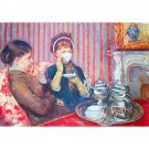 A cup of tea #2 by Cassatt - 40x50 Inch Rolled Poster Wall Art Print A cup of tea #2 by Cassatt - 40x50 Inch Rolled Poster Wall Art Print