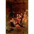 Adoration of the Shepherds by Caravaggio - 40x50 Inch Rolled Poster Wall Art Print