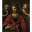After Bernardino Luini - Saint Catherine - 40x50 Inch Rolled Poster Wall Art Print