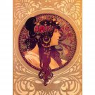 Alphonse Mucha Donna Orechini - 40x50 Inch Rolled Poster Wall Art Print