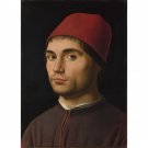 Antonello da Messina - Portrait of a Man - 40x50 Inch Rolled Poster Wall Art Print Antonello da Messina - Portrait of a Man - 40x50 Inch Rolled Poster Wall Art Print