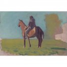 Apache (Man on Horseback), 1875 02 - 40x50 Inch Rolled Poster Wall Art Print