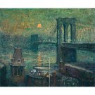 Brooklyn Bridge, 1907-10 - 40x50 Inch Rolled Poster Wall Art Print Brooklyn Bridge, 1907-10 - 40x50 Inch Rolled Poster Wall Art Print