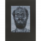 Chuck Close - Self-Portrait Spitbite White on Black - 40x50 Inch Rolled Poster Wall Art Print Chuck Close - Self-Portrait Spitbite White on Black - 40x50 Inch Rolled Poster Wall Art Print