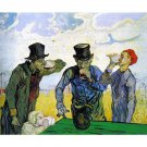 Drinkers by Van Gogh - 40x50 Inch Rolled Poster Wall Art Print