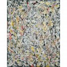 Jackson Pollock - White Light - 40x50 Inch Rolled Poster Wall Art Print