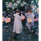 John Singer Sargent - Carnation, Lily, Lily, Rose - 40x50 Inch Rolled Poster Wall Art Print