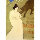 La Gitane de Rechepin by Toulouse-Lautrec - 40x50 Inch Rolled Poster Wall Art Print