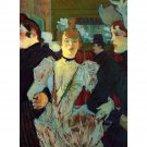 La Goulue entering the Moulin Rouge by Toulouse-Lautrec - 40x50 Inch Rolled Poster Wall Art Print