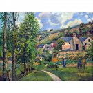 Landscape in Pontiose by Pissarro - 40x50 Inch Rolled Poster Wall Art Print