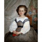 Mademoiselle Romaine Lacaux, 1864 - 40x50 Inch Rolled Poster Wall Art Print