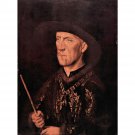 Portrait of Baudouin de Lannoy by Jan Van Eyck - 40x50 Inch Rolled Poster Wall Art Print