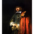 Portrait of Jan Six by Rembrandt - 40x50 Inch Rolled Poster Wall Art Print