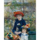 Renoir - Two Sisters on The Terrace 2 - 40x50 Inch Rolled Poster Wall Art Print