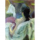 Resting Model by Toulouse-Lautrec - 40x50 Inch Rolled Poster Wall Art Print