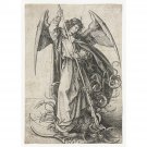 Saint Michael and the Dragon. 1470-1490 - 40x50 Inch Rolled Poster Wall Art Print