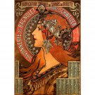Savonnerie de Bagnolet by Alphonse Mucha - 40x50 Inch Rolled Poster Wall Art Print