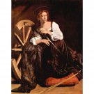 St. Catherine of Alexandria by Caravaggio - 40x50 Inch Rolled Poster Wall Art Print