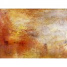 Sun setting over a lake by Joseph Mallord Turner - 40x50 Inch Rolled Poster Wall Art Print Sun setting over a lake by Joseph Mallord Turner - 40x50 Inch Rolled Poster Wall Art Print
