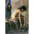 Susanna in Bath by Lovis Corinth - 40x50 Inch Rolled Poster Wall Art Print