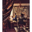 The Allegory of Painting by Vermeer - 40x50 Inch Rolled Poster Wall Art Print
