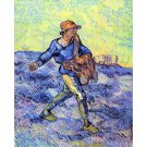 The Sower 1 by Van Gogh - 40x50 Inch Rolled Poster Wall Art Print