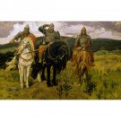 Viktor Vasnetsov - Heroes - 40x50 Inch Rolled Poster Wall Art Print