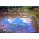 Water Lily Pond #4 by Monet - 40x50 Inch Rolled Poster Wall Art Print
