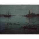 Whistler - Nocturne in Blue and Silver - 40x50 Inch Rolled Poster Wall Art Print