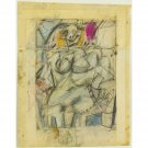 Willem de Kooning - Seated Woman - 40x50 Inch Rolled Poster Wall Art Print