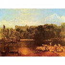 Windsor castle from the Thames by Joseph Mallord Turner - 40x50 Inch Rolled Poster Wall Art Print