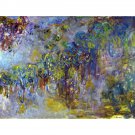 Wisteria [2] by Monet - 40x50 Inch Rolled Poster Wall Art Print