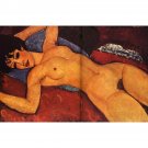 1917 Nu couche, les bras ouverts - 40x50 Inch Rolled Canvas Wall Art Print
