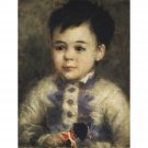 Boy with a Toy Soldier (Portrait of Jean de La Pommeraye), 1875 - 40x50 Inch Rolled Canvas Wall Art Boy with a Toy Soldier (Portrait of Jean de La Pommeraye), 1875 - 40x50 Inch Rolled Canvas Wall Art