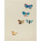 Five Butterflies, 1912 - 40x50 Inch Rolled Canvas Wall Art Print
