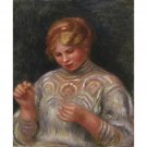 Girl Tatting, 1906 - 40x50 Inch Rolled Canvas Wall Art Print