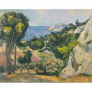 L'Estaque, 1879-83 - 40x50 Inch Rolled Canvas Wall Art Print