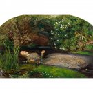 Ophelia, 1852 - 40x50 Inch Rolled Canvas Wall Art Print