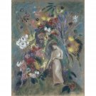 Woman in Flowers, 1904 - 40x50 Inch Rolled Canvas Wall Art Print Woman in Flowers, 1904 - 40x50 Inch Rolled Canvas Wall Art Print