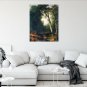 A creek in the woods by Asher Brown Durand - 30x40 Inch Rolled Canvas Wall Art Print