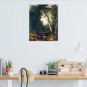 A creek in the woods by Asher Brown Durand - 40x50 Inch Rolled Poster Wall Art Print